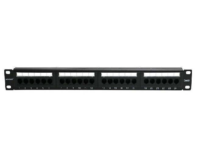 Optical Fiber CAT6 1u/2u Black Patch Panel